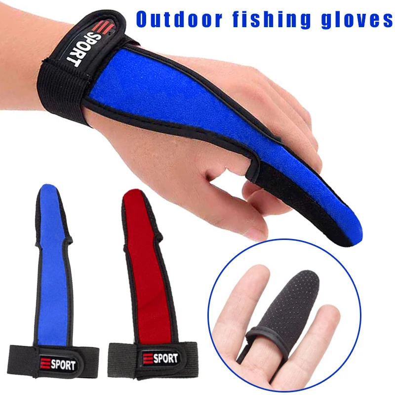 Protector Gloves Single Finger For Fishing Bare Fingertips