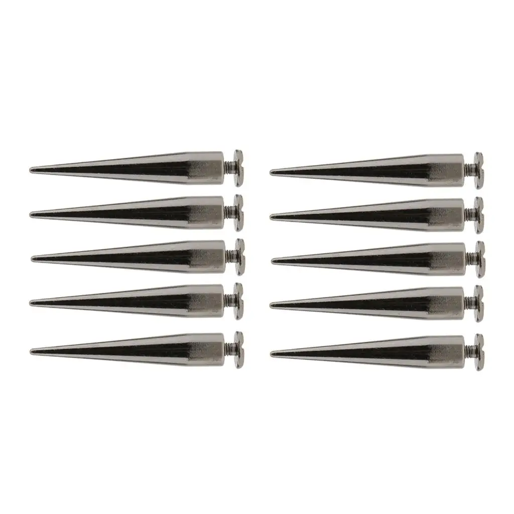 10pcs Screw Punk Rivets Studs for Leathercraft Jacket DIY 7x40mm