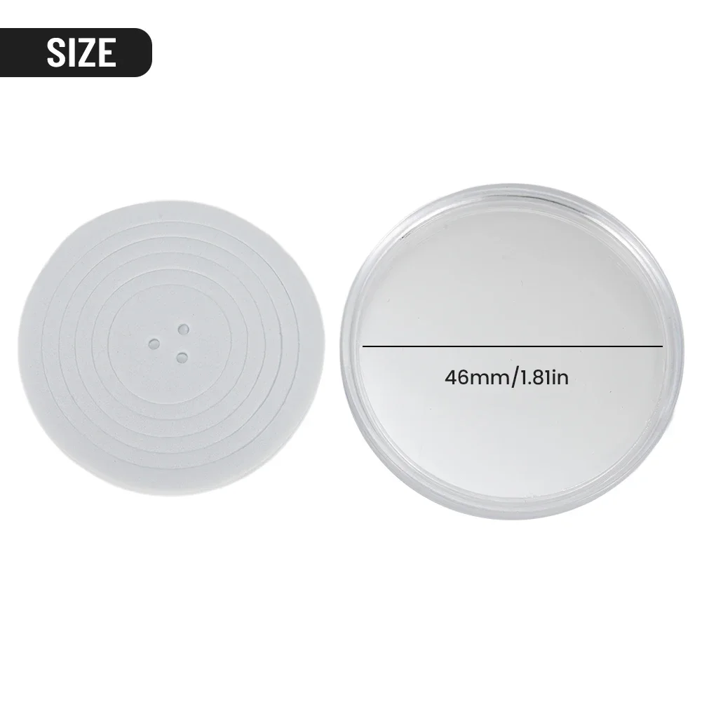 동전 케이스 캡슐 보호 동전 거치대, 동전 수집 상자, 동전 거치대 플라스틱, 46mm 케이스, 10 개, 25 개