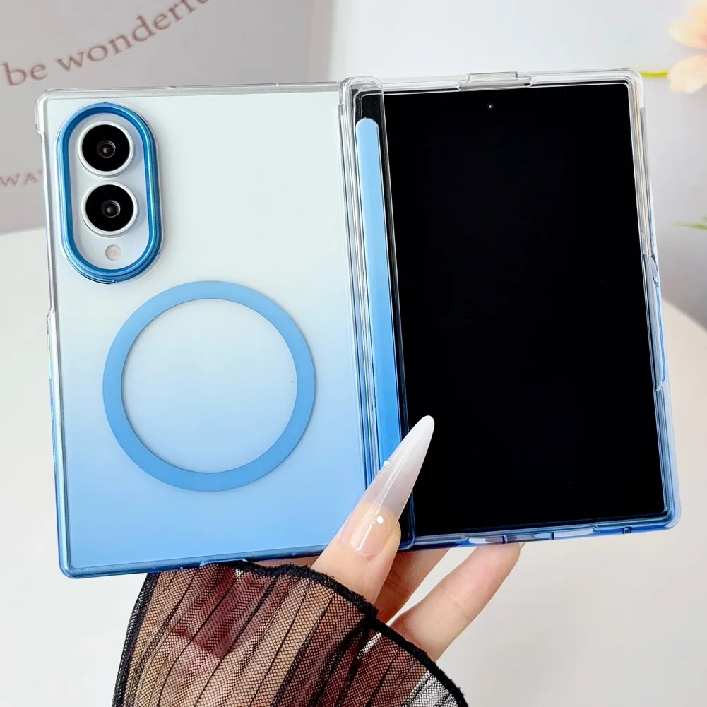 Elegant Gradient Crystal Thin Protective Case