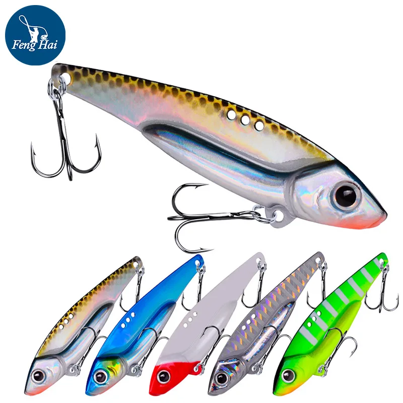 

Metal Bait 7G/10G/12G/15G/20GVIB Long Casting Sinking Laser Sequin Stainless Steel Anti-Corrosive Bait Warbler Bass Bionic Bait