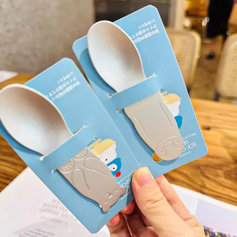 Cartoon Aluminum Ice Cream Scoop Modern Simple Household Creative Cute Ice Cream Scoop Bear Penguin Dessert Spoon Kitchen Tools