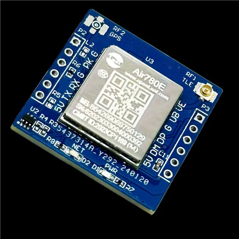 Y43A-3X 4G 모듈 Luat Air780e 풀 네트콤 모듈 미니 IoT 시리얼 통신 데이터 전송 DTU 다기능 모듈