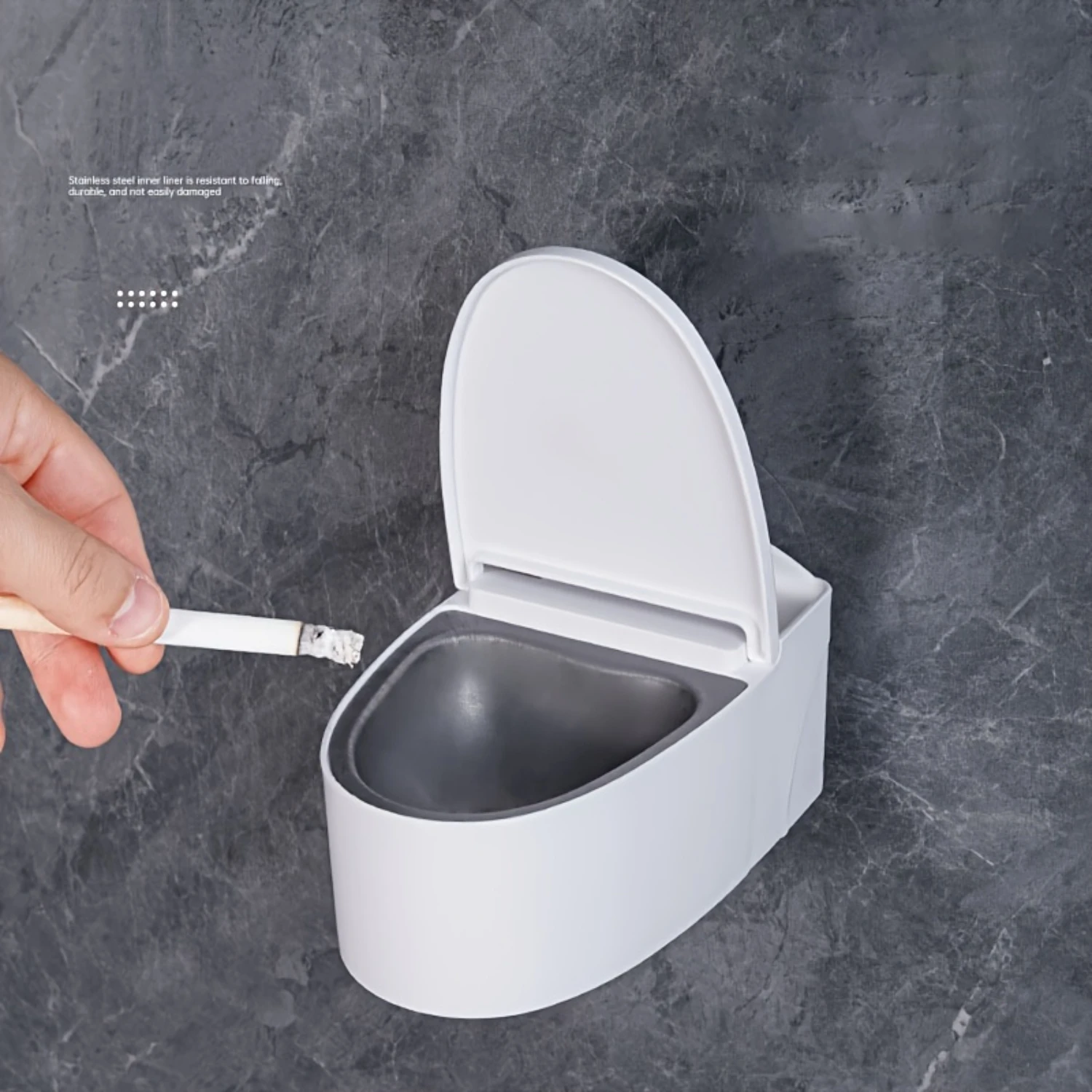 Creative Plastic Ashtray with Unique Irregular Shape-No Power Needed Ash trays Puffco glass Smoking cessation Ash cup Ashtrays