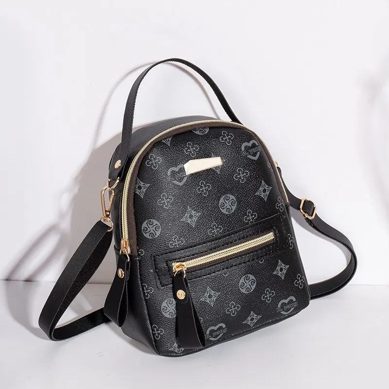 Women Small Backpack 2023 Fashion Printed Backpack European And