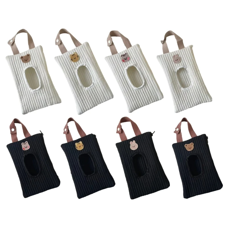 

Cartoon Baby Stroller Tissue Portable Tissue Case Convenient Paper Holder
