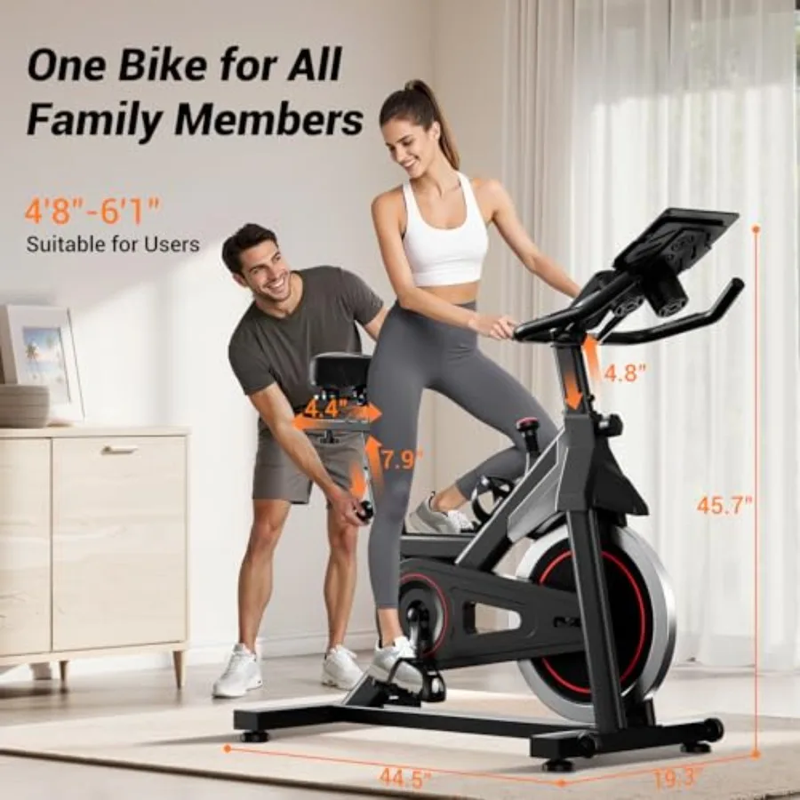 Heavy-Duty Stationary Exercise Bike 4