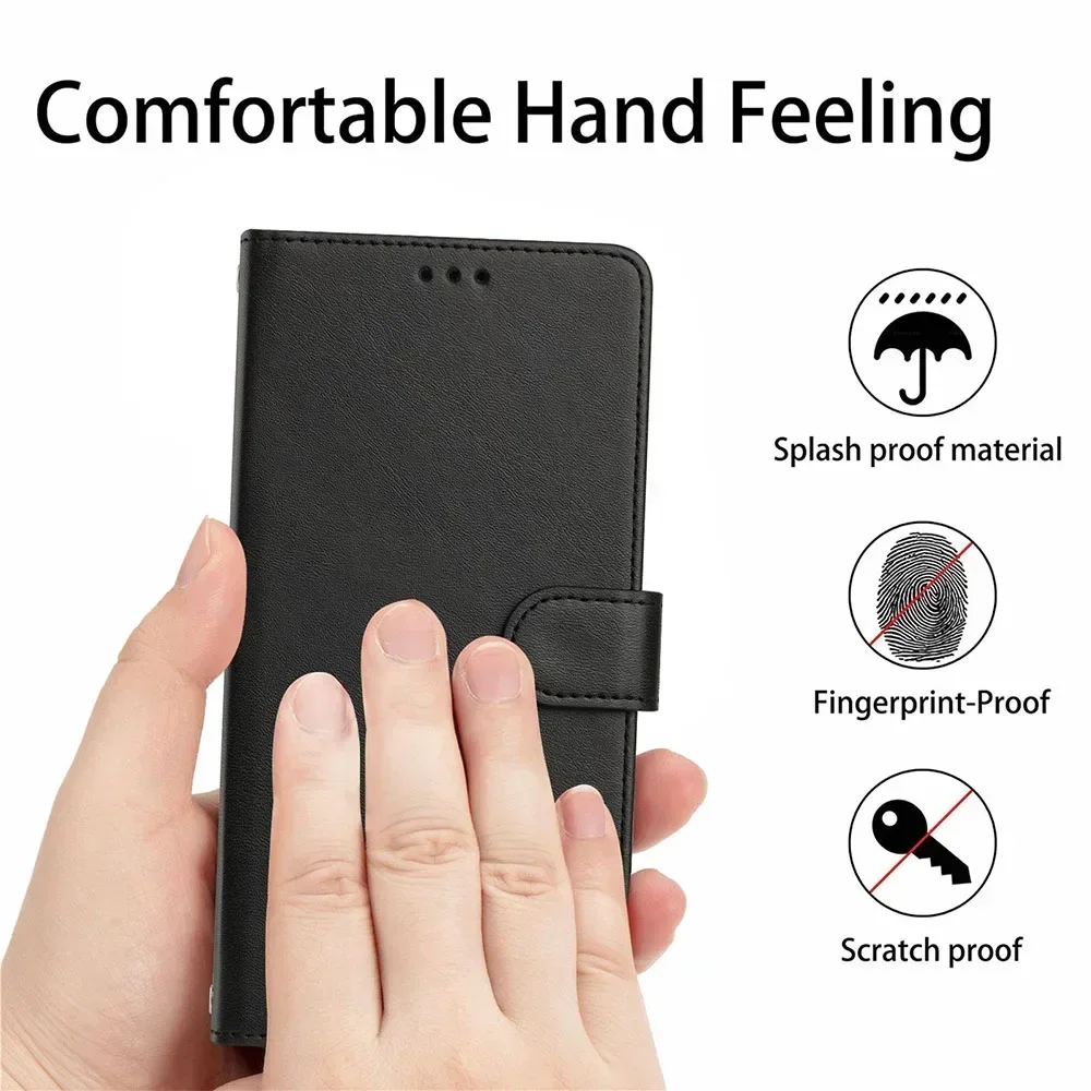 Premium RFID Blocking Wallet Flip Case with Card Holder and Stylus Slot