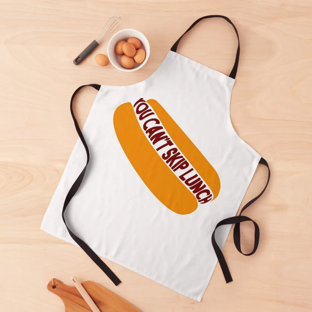

You Can't Skip Lunch Apron nail tech supplies Kitchen Household Items Apron