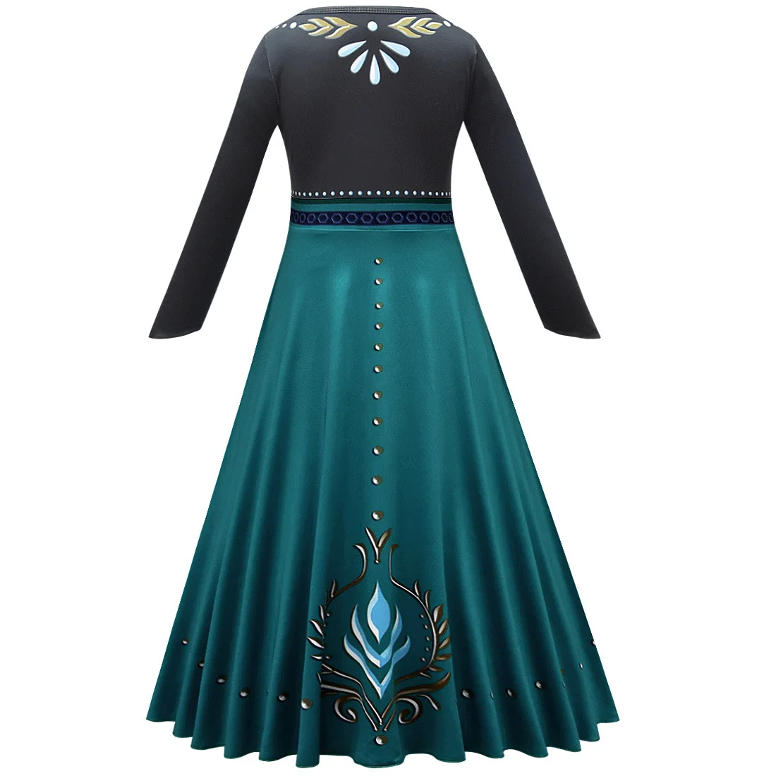 Disney Frozen Anna Princess Costume Girl Cosplay Outfit Snow Queen Princess Dress Up Winter Birthday Party Outfit Dresses Sf3f08fa426ac408d86199a5337ab8804P
