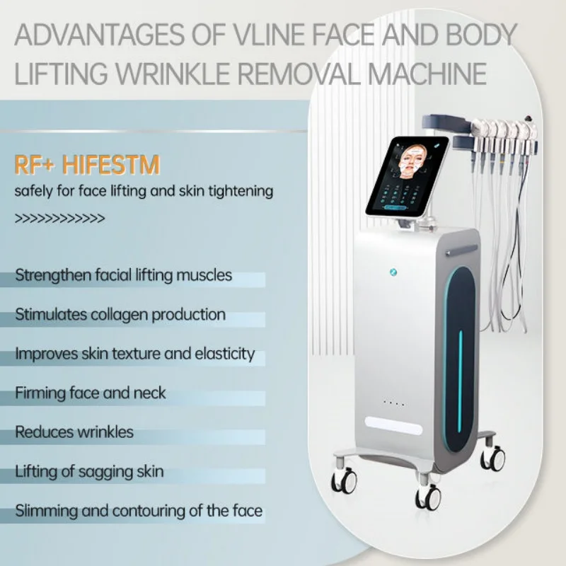 Face Lift Peface V Line Ems Facial Ems Rf Face Lifting Machine Skin Tightening Neck Lifting Wrinkle Removal Device