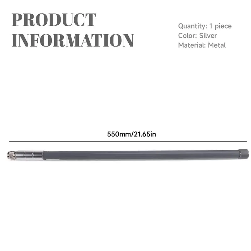 헬륨 옴니 LORA 안테나용 NEW-유리섬유 공중 안테나 550Mm 12Dbi 868Mhz N-남성 커넥터