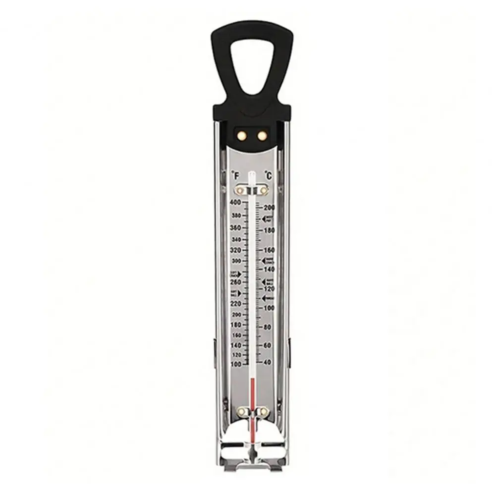 QANYEGN Dial Frying Thermometer - Stainless Steel High Temp Probe With Clip, 20°C To 280°C Range
