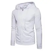 Veste à capuche à manches longues PVD pour hommes, fermeture à glissière, sweat-shirt Slim Fit, vêtements pour hommes, automne 4