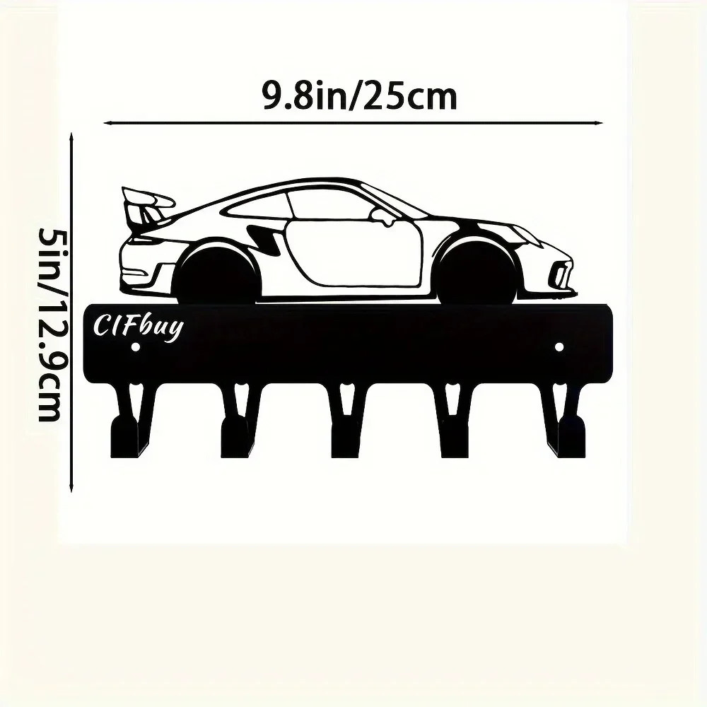 Sport Car Metal Wall Art for Boys And Girls Room Kindergarten Living Room Nursery Bedroom Halloween Decor