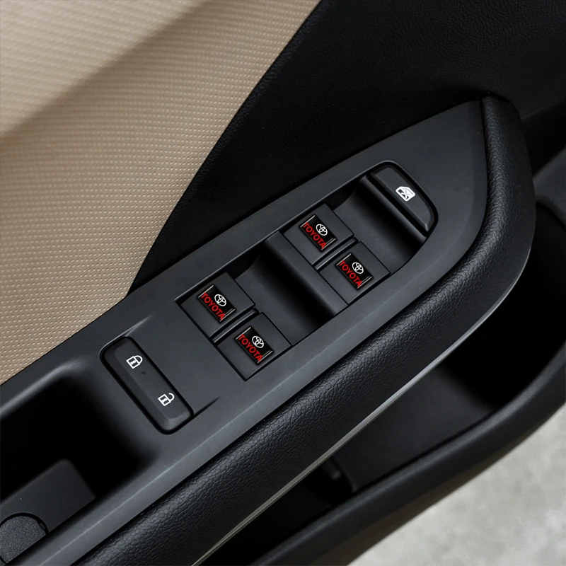 10 قطعة ثلاثية الأبعاد تصفيف السيارة الايبوكسي شعار شارة أعواد تزيين لتويوتا كورولا كامري Chr Rav4 86 يارس هايلكس بريوس أفينسيس أوريس