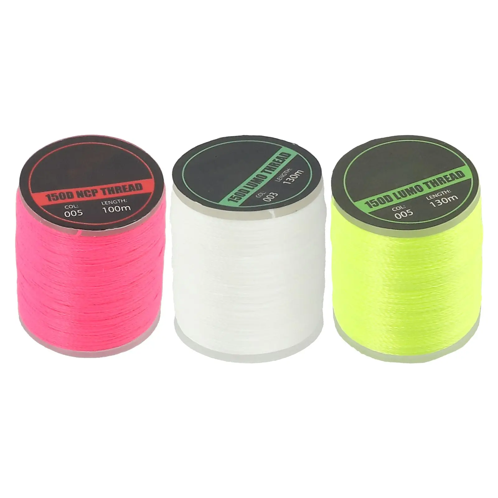Fliegen binden 150d Faden langsam Jigging Haken Assist Line mehrfarbige DIY Binde faden für leuchtende Seefischerei Zubehör Tackle – Detail 5
