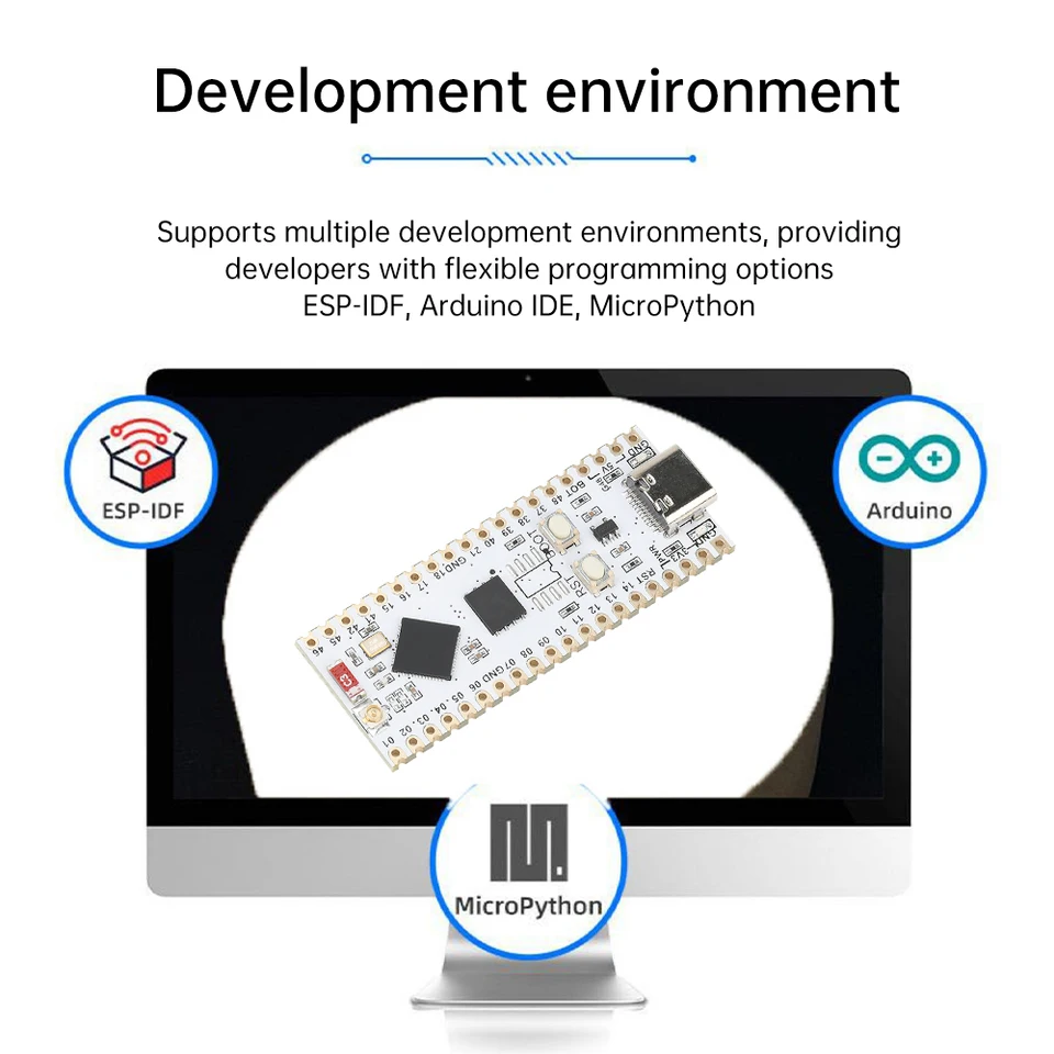 Scheda di Sviluppo ESP32-S3 N16R8 Saldatura Modulo BT Wifi 2.4G ESP32