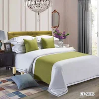Taie d'oreiller en Jacquard, écharpe solide et douce, protection de literie de luxe, housse de chambre à coucher, chambre d'amis, hôtel, décor de salle de mariage 2