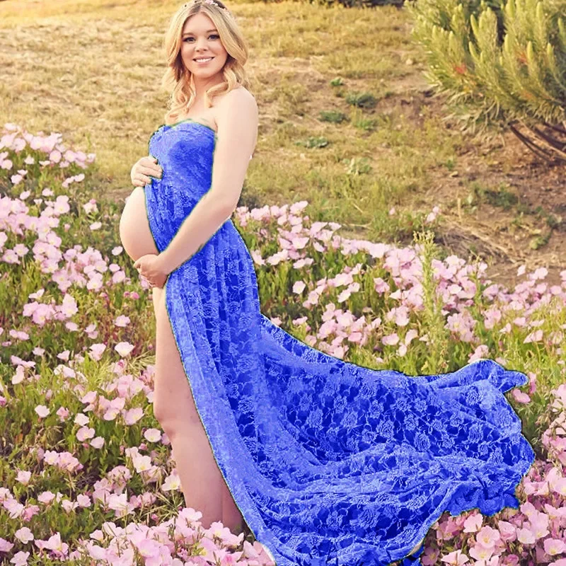

New Long Maternity Photography Props Pregnancy Dress Photography Maternity Dresses for Photo Shoot Pregnant Dress Maxi Gown 2023