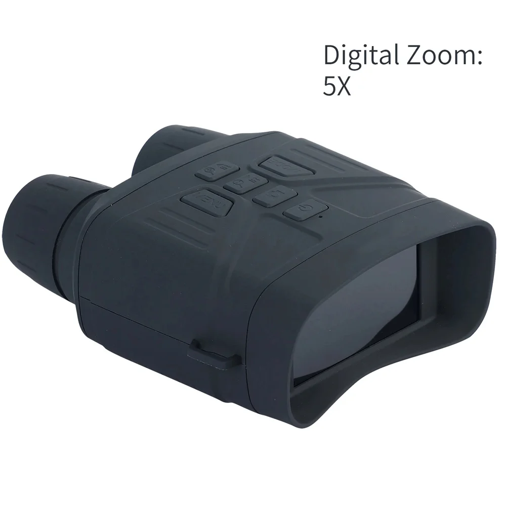 4K 3inch Infared Digital Night Vision Binoculars for Scouting 5x Zoom Day and Night Vision Goggles Telescope for Hunting