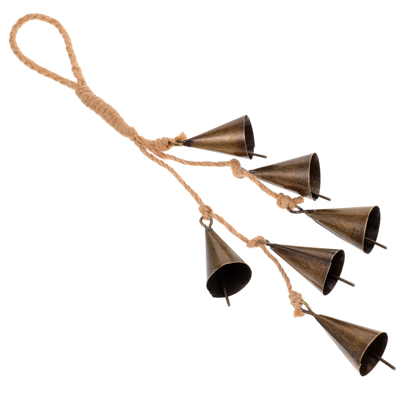 

Witch Bells Protection Door Hangers Witch Wind Chimes Wreath Handmade Hanging Witch Bells Wiccan Magic Wind Chimes for Home Door