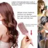 Curly Hair Brush Hollow out Curl Define Styling Brush Beard Comb Styling Detangling Brush Multi-purpose Home Styling Tools 4