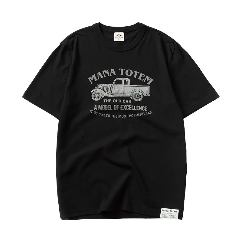 

T Shirt for Men Streetwear Cotton T-shirt 2023 Casual Loose Oversized Daily Men Tee Y2k Tops Anime Short-sleeved Graphic Gym Men