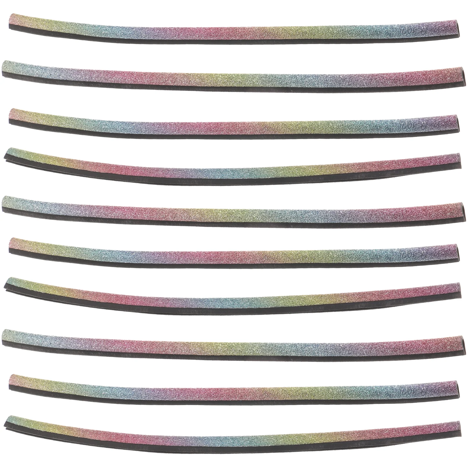 

10 Pcs Air Outlet Decorative Strip Colorful Car Filler Insert Vent Trim Auto Refit Interior Decoration Pvc Moulding Trims