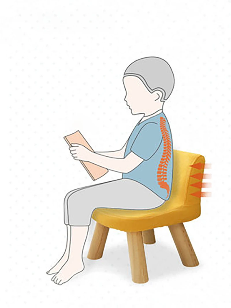 Children's Chair Wooden Backrest Home Decoration Furniture Kids Stools For Bedroom Living Room Stool Taburetes