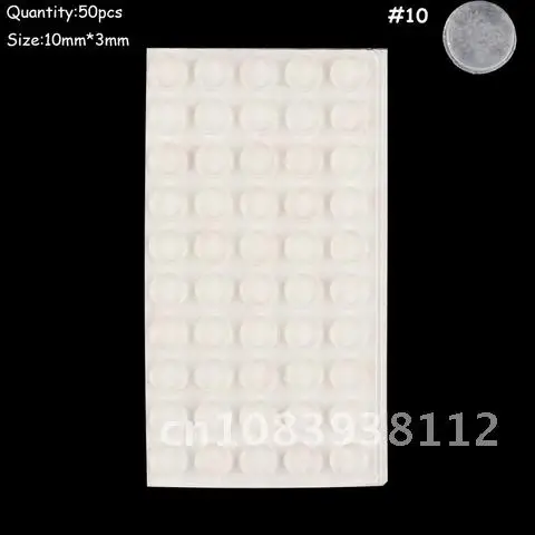 

50/64/100 Pcs Transparent Self Adhesive Durable Furniture Door Collision Cushion Stopper Avoid Loud Bumper Silicone Buffer Pads