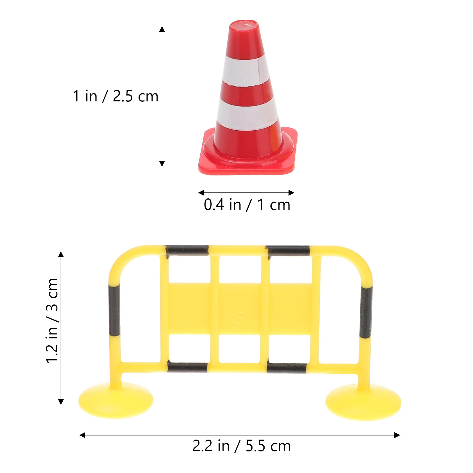 32pcs Kids Traffic Toys Mini Fence Roadblock Cones Educational Playthings Football Cones Traffic Cone Toy Kids Miniature Playset