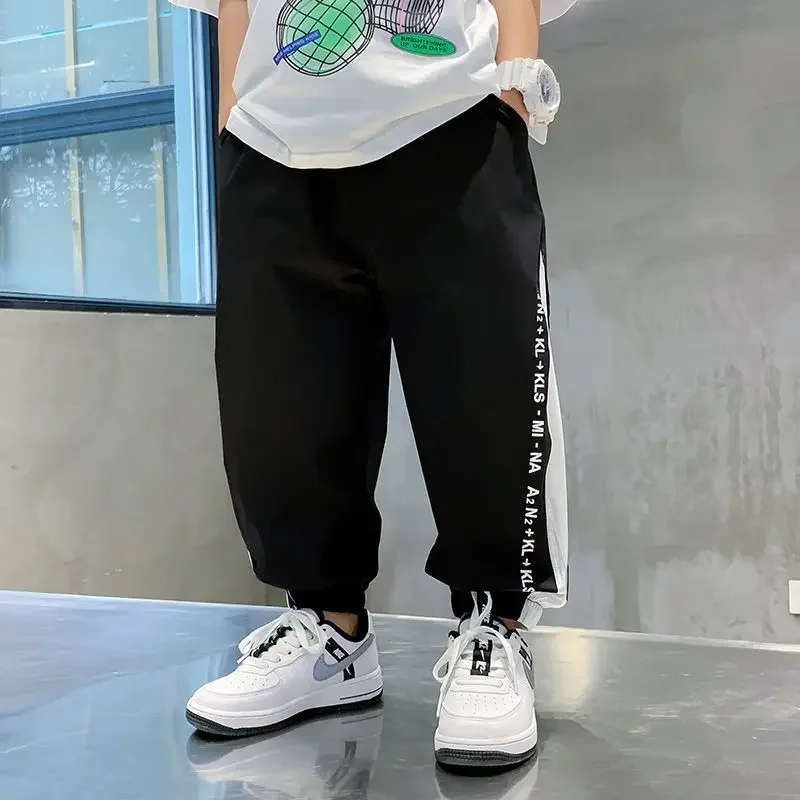 Kids Boys Sport Pants Summer Thin Section Mosquito Repellent Pants Teenage Boys Trousers 3 5 8 10 12 15Y boys pants kids pants