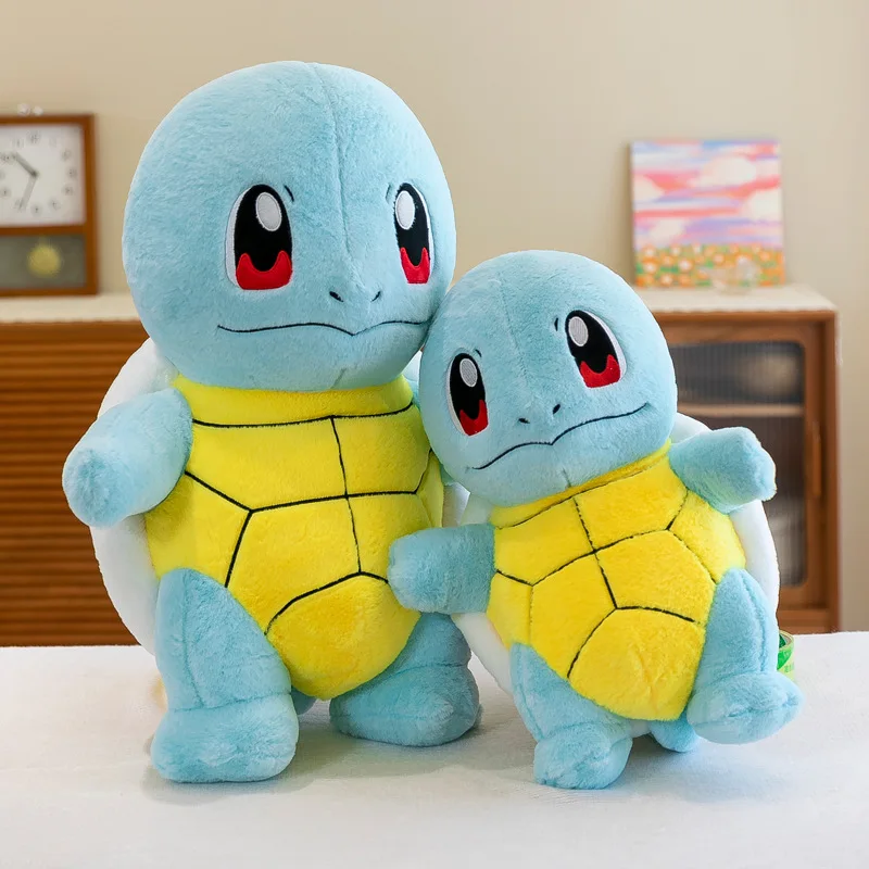 35-60Cm Takara Tomy Cartoon Squirtle Pokemon Peluche Kawaii Anime Squirtle Bambola Peluche Cuscino Regalo Di Compleanno Per Bambini