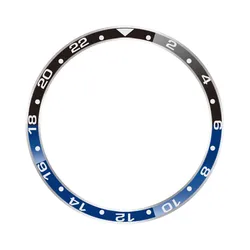 Premium Metal Bezel Ring Protective Case Cover - Anti - Scratch Decoration Shell Accessory for Mi Watch S3 (B style black blue)