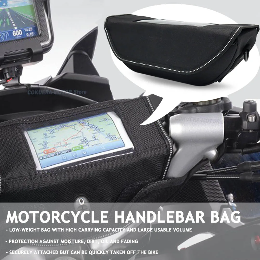 

For Royal Enfield Interceptor 650 Continental GT650 Classic 350 Motorcycle Waterproof And Dustproof Handlebar Storage Bag