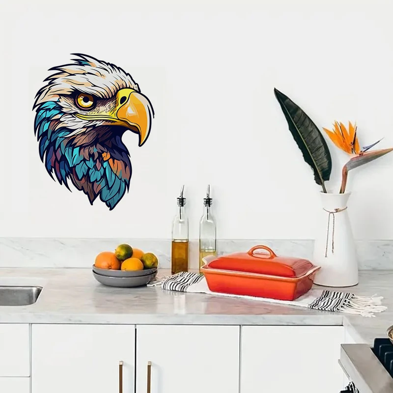 Beautiful Eagle Sticker Water-proof Home Wall Decal Used for Wall Bathroom Cabinet Door Toilet Car Laptop wall stickers toilet stickers