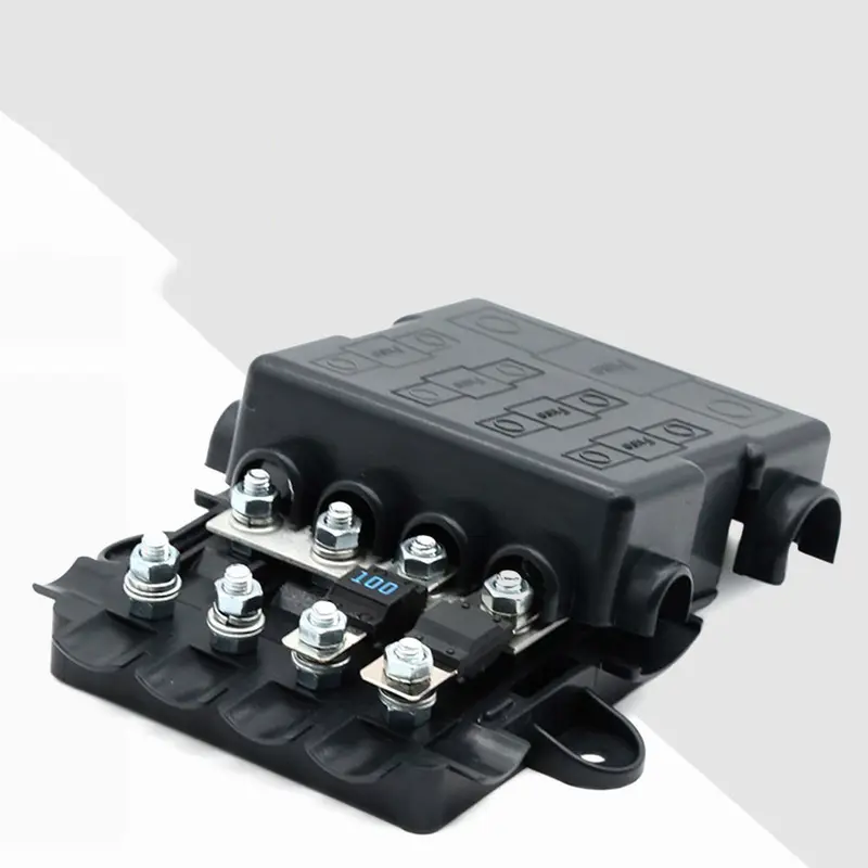 5 Ways Fuse Box With Bus Bar HEAVY DUTY Power Distribution Fuse Box Block Mega & Midi Fuses Holder 12v & 24v Car Accessories - Image 4