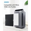 Replace Filter H for Winix 5500-2 Air Purifier,HEPA Filter & Activated Carbon Filter Combo Pack Compare to Part 116130 6