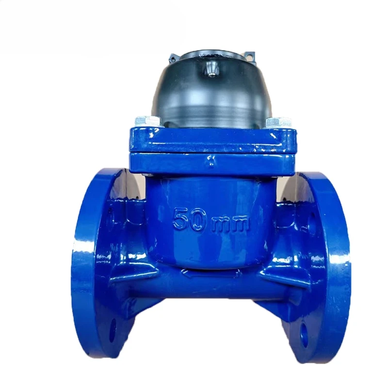Removable Dry rotor Type Flange DN80 DN100 detachable mechanical water flow meter woltman hot water meter