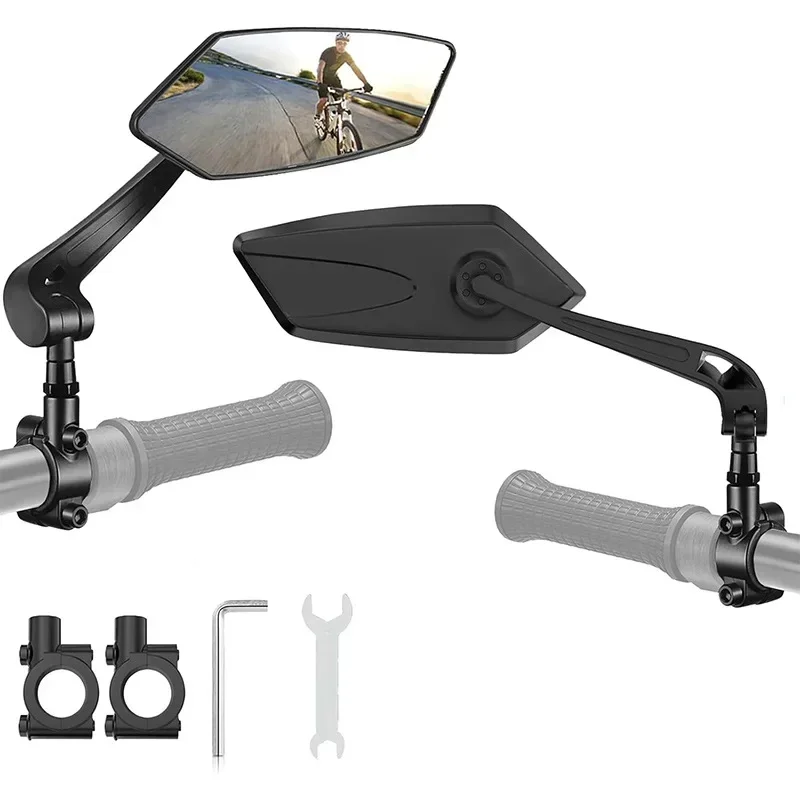 Rotating Adjustable 360° Bicycle Mirror - Wide-Angle Reflective Accessory