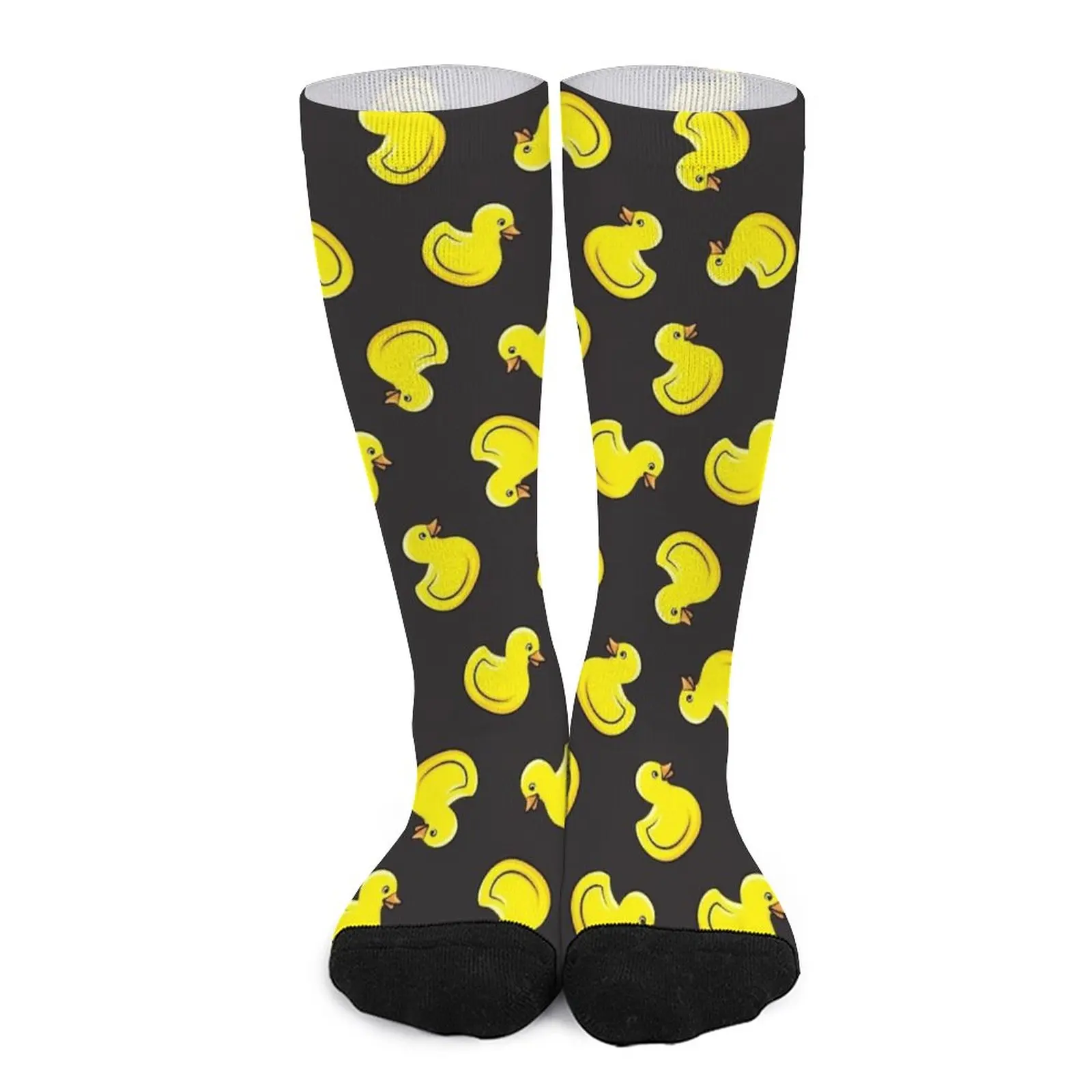 rubber ducky - duck bath toy Socks Stockings mens tennis Women's warm socks Women's socks high