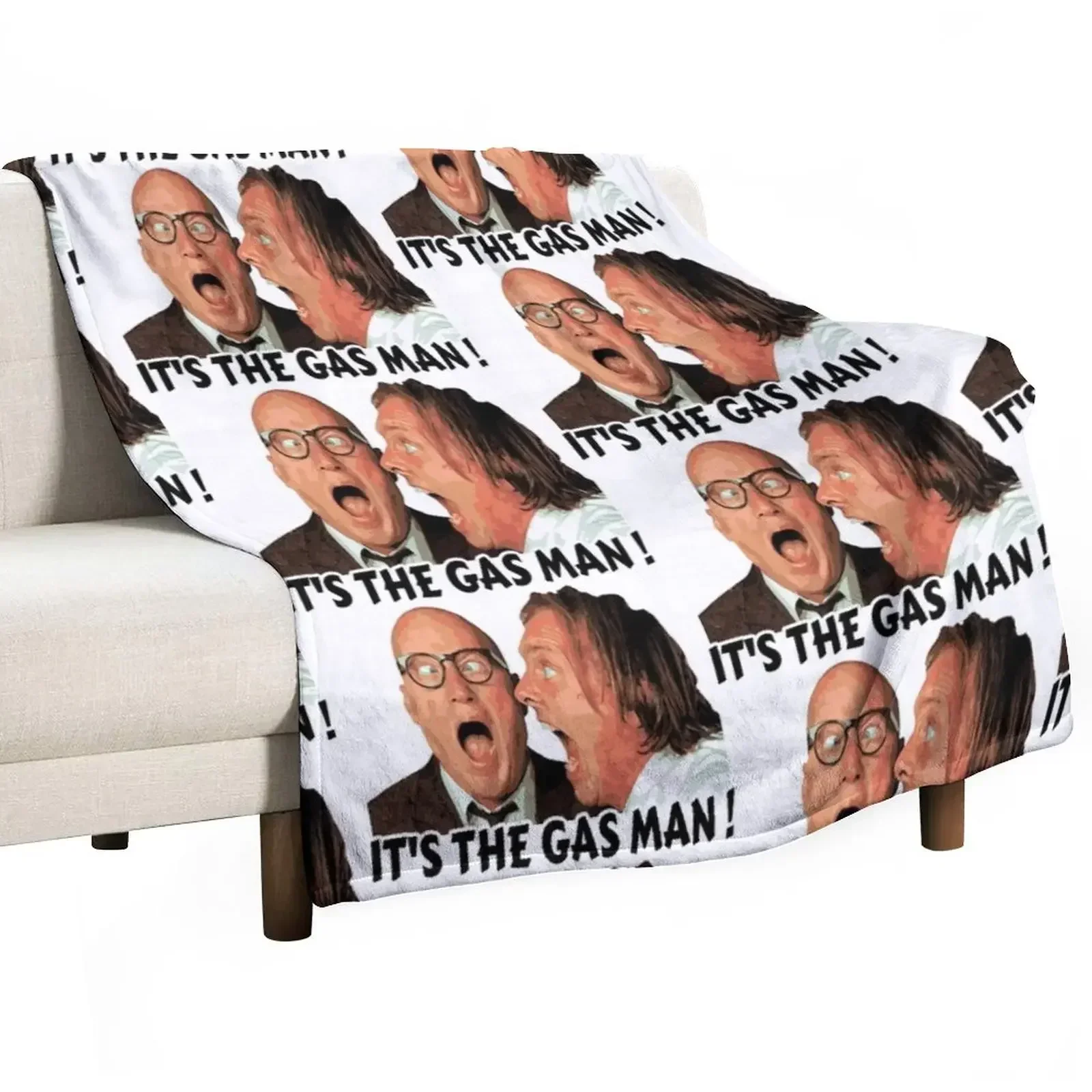 

Bottom Ritchie and Eddie - Its The Gas Man Throw Blanket Hairy Sofa Throws Large Loose Blankets