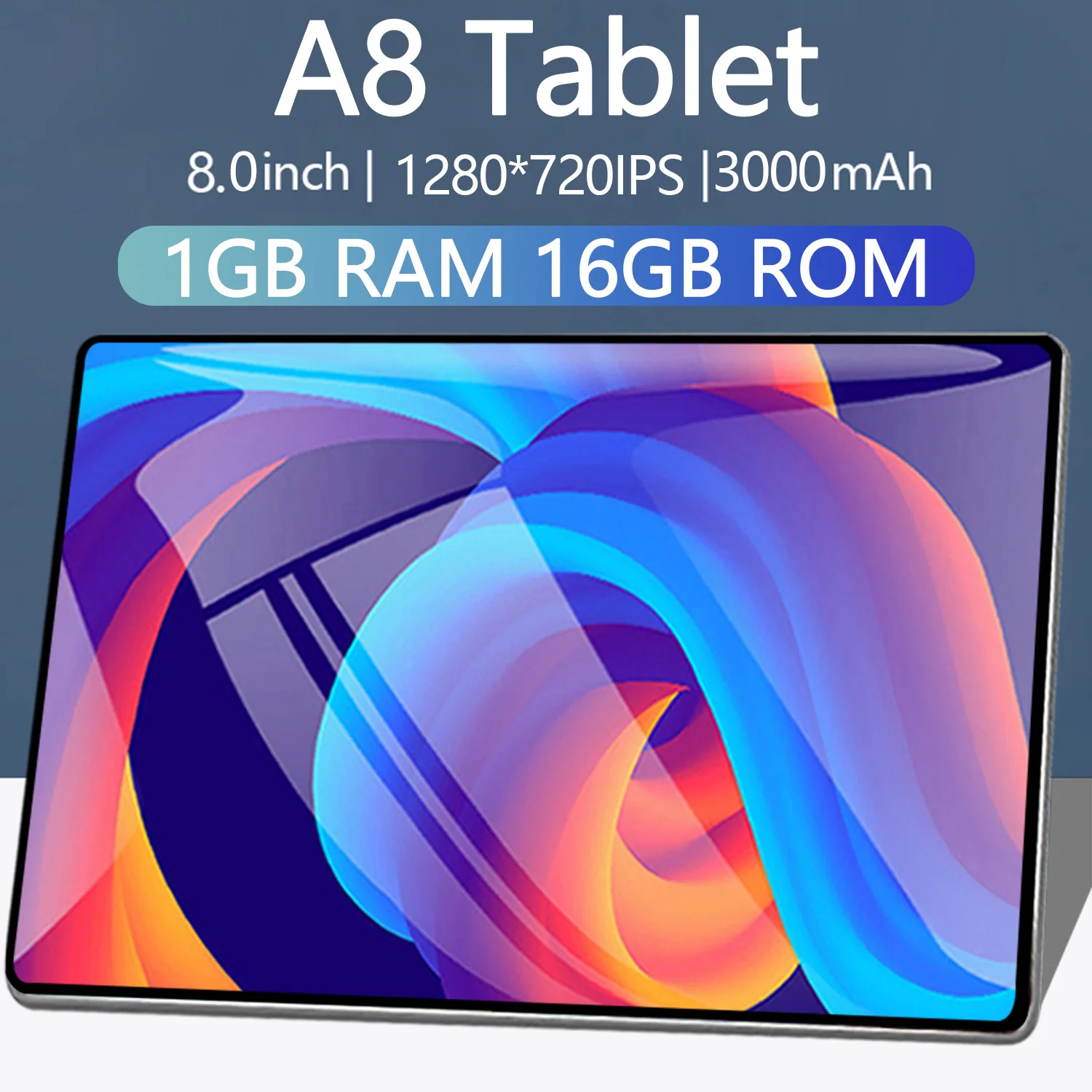 Novo 2023 versão global tablet pc a8 android 6.0 tablet rede computador