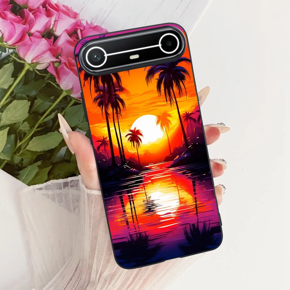 New Fashion Flower Bowknot Soft Silicone Protective Bumper Case - Slim Design