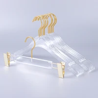 Crystal Acrylic Hanger Clothes Organizer Suit Rack,Anti-slip Coat Pants Hanger Closet Storage Skirt Dress Space Saving,10Pcs ﻿ 1
