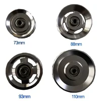 Universal Diameter 73mm 88mm 95mm 110mm 114mm Aluminium Alloy Bearing Pulley Wheel Cable Fitness Equipment Part 2