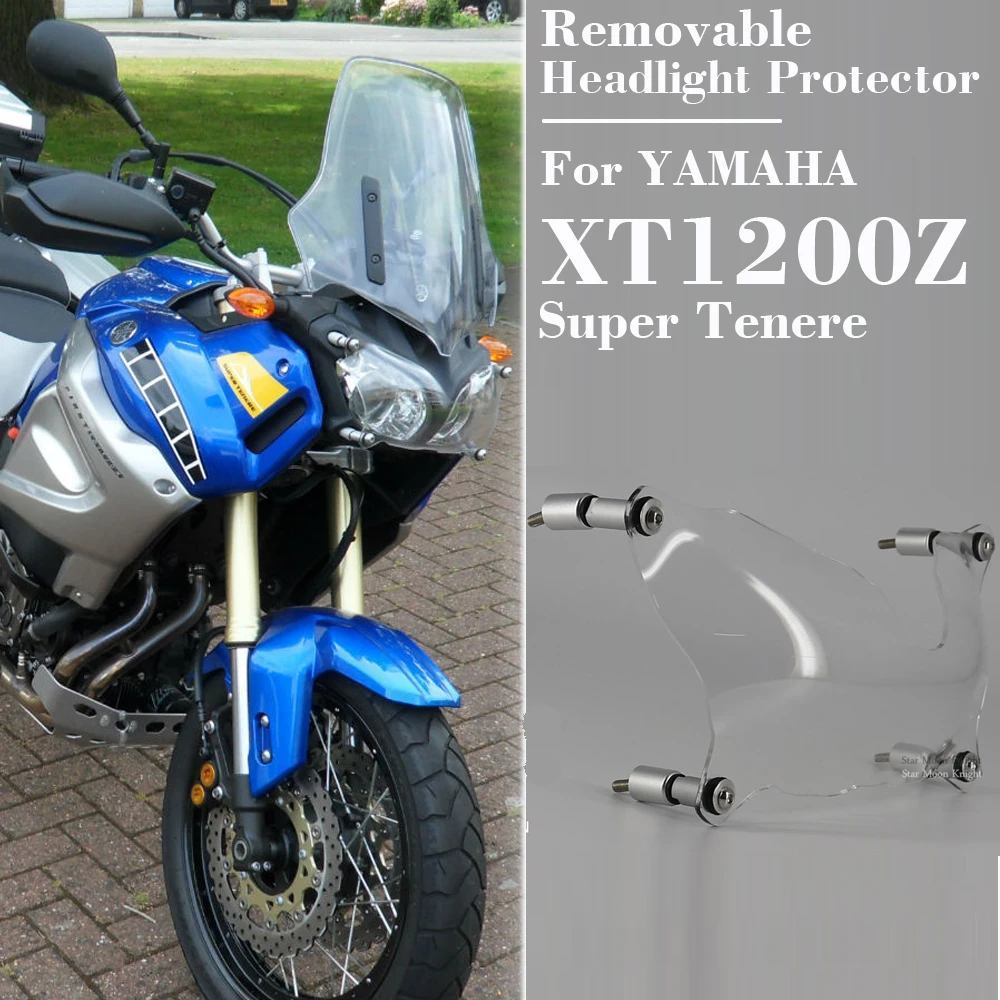 

Motorcycle Accessories Acrylic Headlight Protector Guard light Lense Cover For YAMAHA XT 1200 Z XT1200Z xt1200 Super Tenere 2010