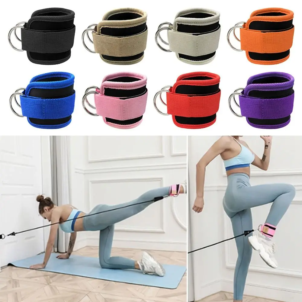 

Gym With Buckle Sports Supplies Workouts Pulley D-Ring Ankle Straps Leg Strength Foot Support Cuffs