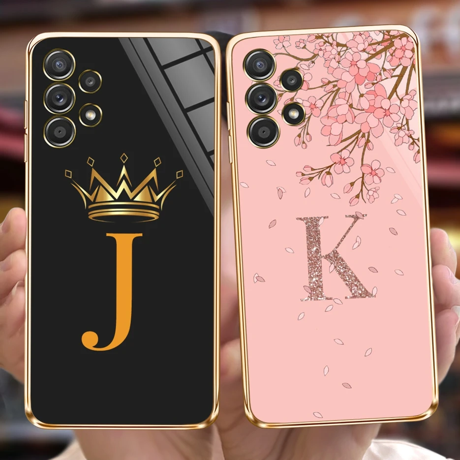 Funda con letras bonitas para Samsung A13 4G funda para Samsung Galaxy A13  A33 A53 A73 5G suave funda delgada enchapada funda trasera para teléfono  Coque| | - AliExpress